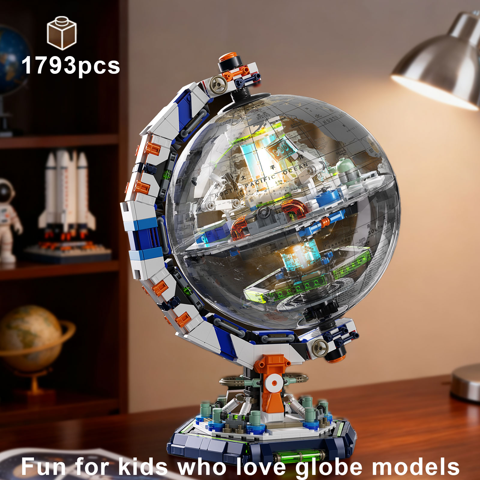 Tech Office Building - KAVOWORLD ชุดตัวต่อโลกจำลองไซไฟ 1793 ชิ้น รุ่น Skyverse