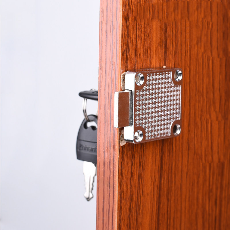 Pc Security Lock - 1 ชิ้น ล็อคตู้เก็บเอกสาร ล็อคประตูตู้ ล็อคประตูกันขโมย โลหะผสมสังกะสี
