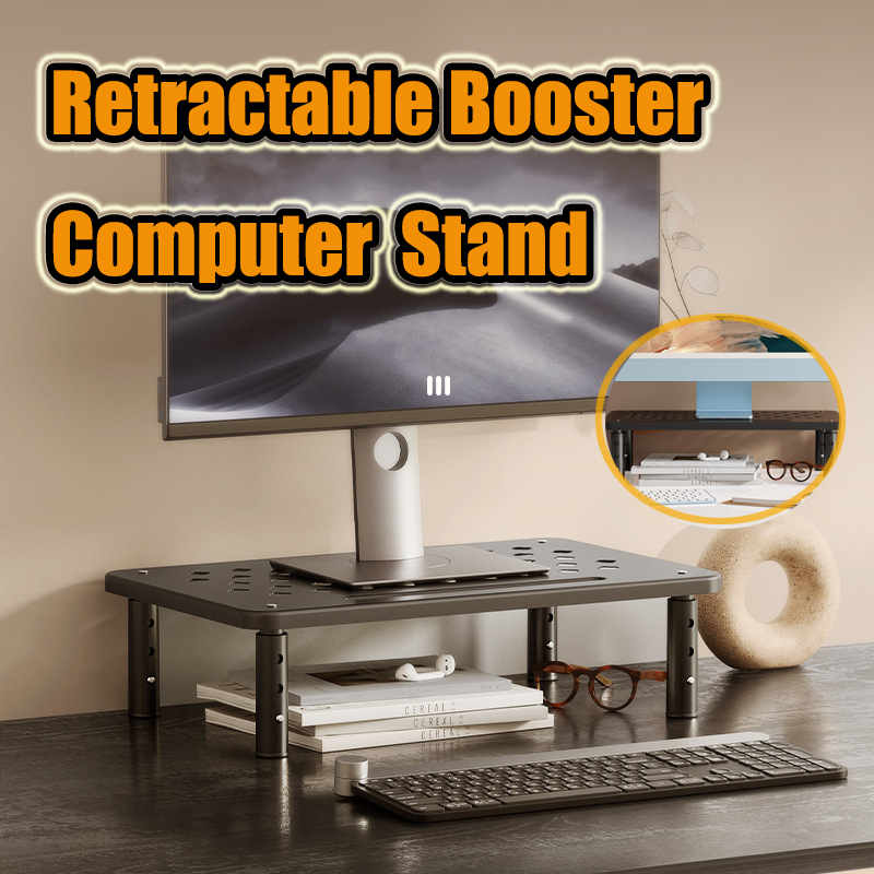 Document Holder Monitor - ปรับคอมพิวเตอร์Rack Telescopic Desk Monitorผู้ถือสูงPCหน้าจอขาตั้งลดคอความเครียดOfficeอุปกรณ์จัดเก็บข้อมูล
