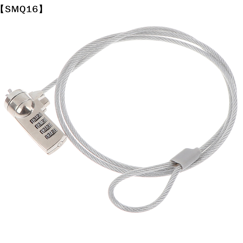 Pc Security Lock - รหัสป้องกันการโจรกรรม 4 หลักสำหรับล็อคคอมพิวเตอร์ สายล็อคป้องกันการโจรกรรมสำหรับโน้ตบุ๊ก พีซี แล็ปท็อป【SMQ】