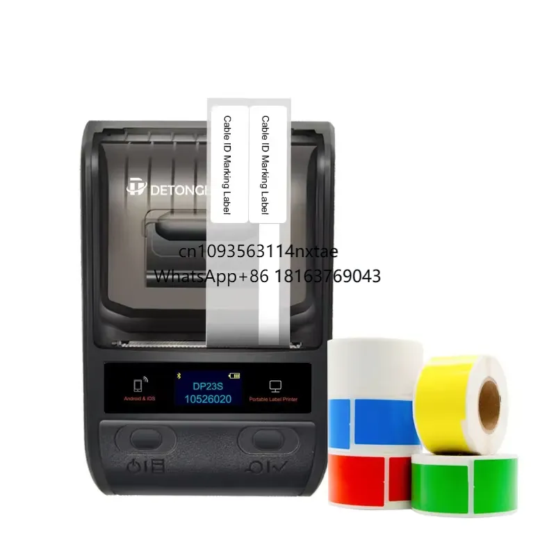 Label Printer Thermal - 2026 สุดฮิต! เครื่องพิมพ์พกพา Detonger DP23S DP230S