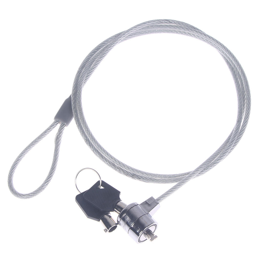 Pc Security Lock - 1.2M ล็อคแล็ปท็อปโน้ตบุ๊คคอมพิวเตอร์แล็ปท็อปล็อคความปลอดภัยจีนสายโซ่ Key โน้ตบุ๊ค Pc แล็ปท็อป-ล็อคป้องกันการโจรกรรม