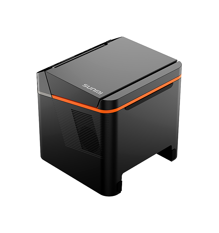 Label Printer Thermal - เครื่องพิมพ์ใบเสร็จฉลากบาร์โค้ดแบบใช้ความร้อนขนาด 80 มม. เสียงรบกวนต่ำ พิมพ์ความเร็วสูง รองรับการแก้ไขและพิมพ์หลายภาษา