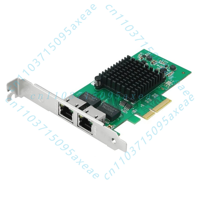 Gigabit Network Card - สำหรับอินเทล I350-T2 ชิป PCI-E X4 พอร์ตคู่การ์ดเชื่อมต่อเครือข่าย