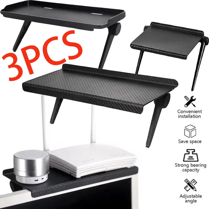 Document Holder Monitor - หน้าจอทีวีด้านบนชั้นวางของปรับคอมพิวเตอร์เดสก์ท็อปหน้าจอ TOP Storage Rack Router ชั้นวาง