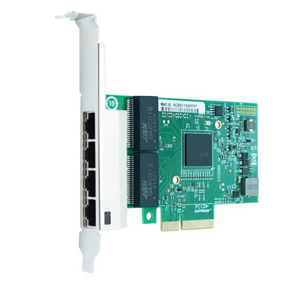 Gigabit Network Card - อะแดปเตอร์เซิร์ฟเวอร์ PCIeX4 1G แบบ 4 พอร์ต