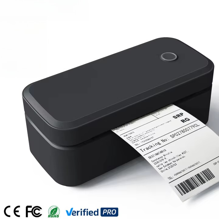 Label Printer Thermal - เครื่องพิมพ์ฉลากความร้อนแบบพกพา 203dpi สำหรับธุรกิจ ขนาด 110 มม.