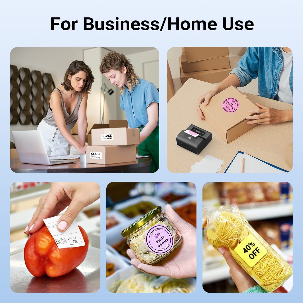 เครื่องพิมพ์บาร์โค้ด Real Phom - Label Printer Thermal บทวิจารณ์และราคา