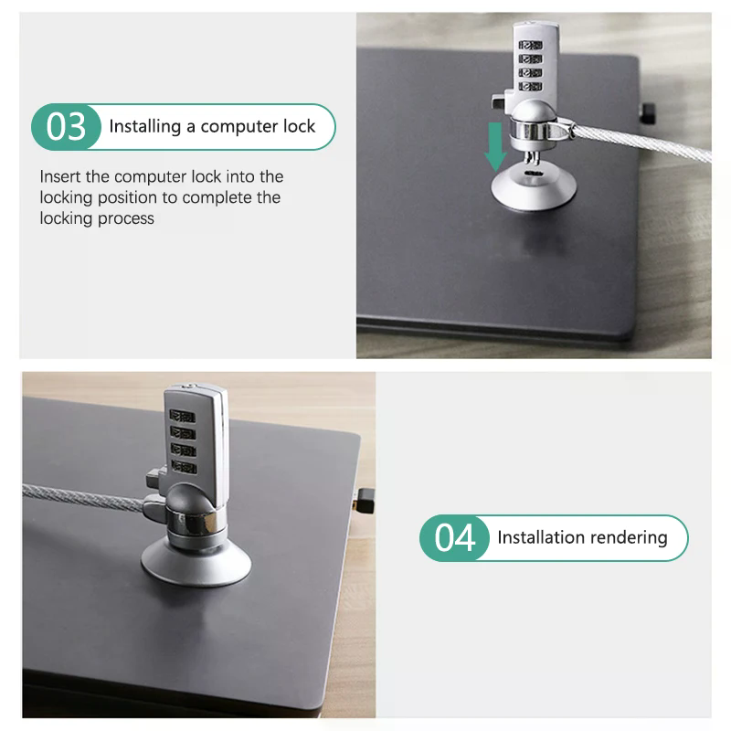 สายล็อคกันขโมยสำหรับแล็ปท็อป ค - Pc Security Lock บทวิจารณ์และราคา