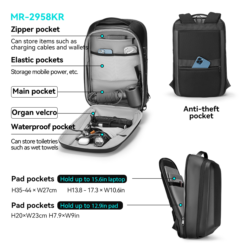 MARK RYDEN กระเป๋าเป้สะพายหลัง - Office Tech Backpack บทวิจารณ์และราคา