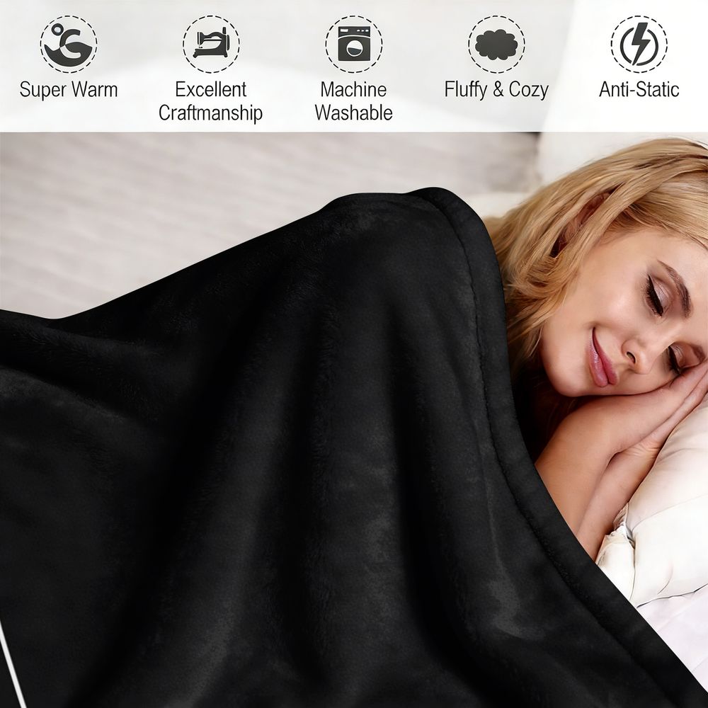 ผ้าห่มฟลานเนลพิมพ์ลายไอคอนแบตเ - Office Tech Gifts บทวิจารณ์และราคา