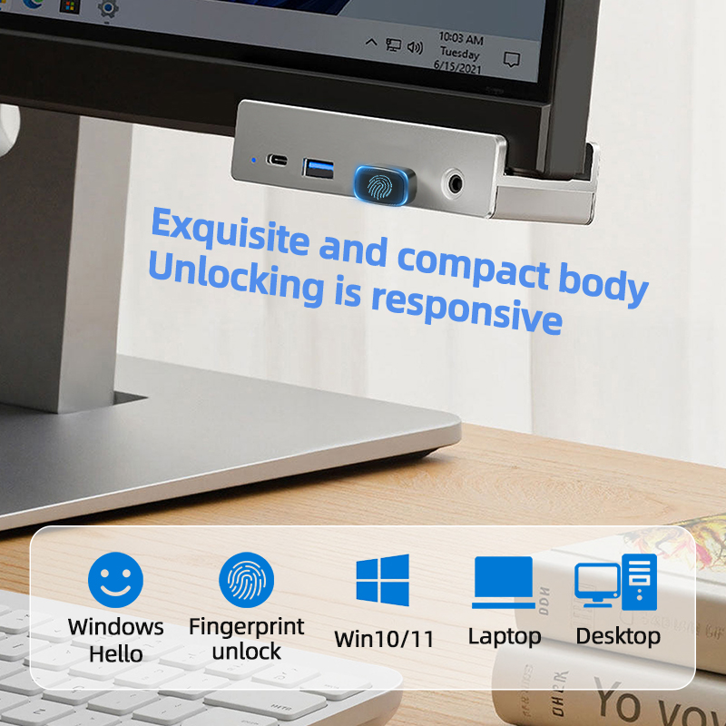 เครื่องอ่านลายนิ้วมือไบโอเมตริ - Pc Security Lock บทวิจารณ์และราคา
