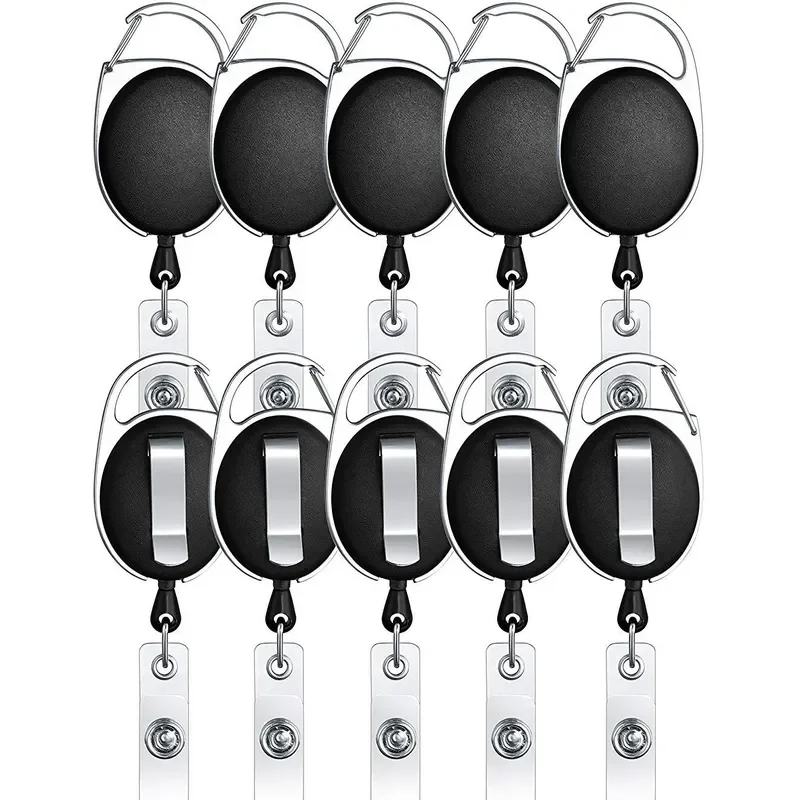 5PCS Retractable Reel ID Lanya - Document Holder Monitor บทวิจารณ์และราคา