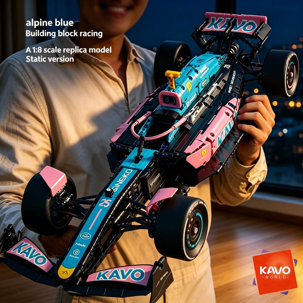 KAVOWORLD 1:8 ชุดตัวต่อรถแข่งส - Tech Office Building บทวิจารณ์และราคา
