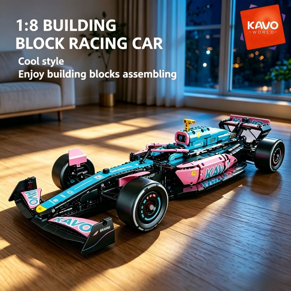 KAVOWORLD 1:8 ชุดตัวต่อรถแข่งส - Tech Office Building บทวิจารณ์และราคา