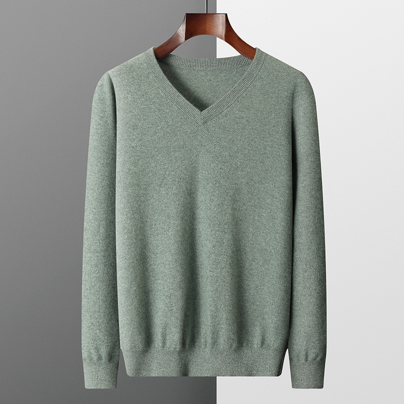 เสื้อสเวตเตอร์แคชเมียร์ผู้ชายค - Office High Tech บทวิจารณ์และราคา