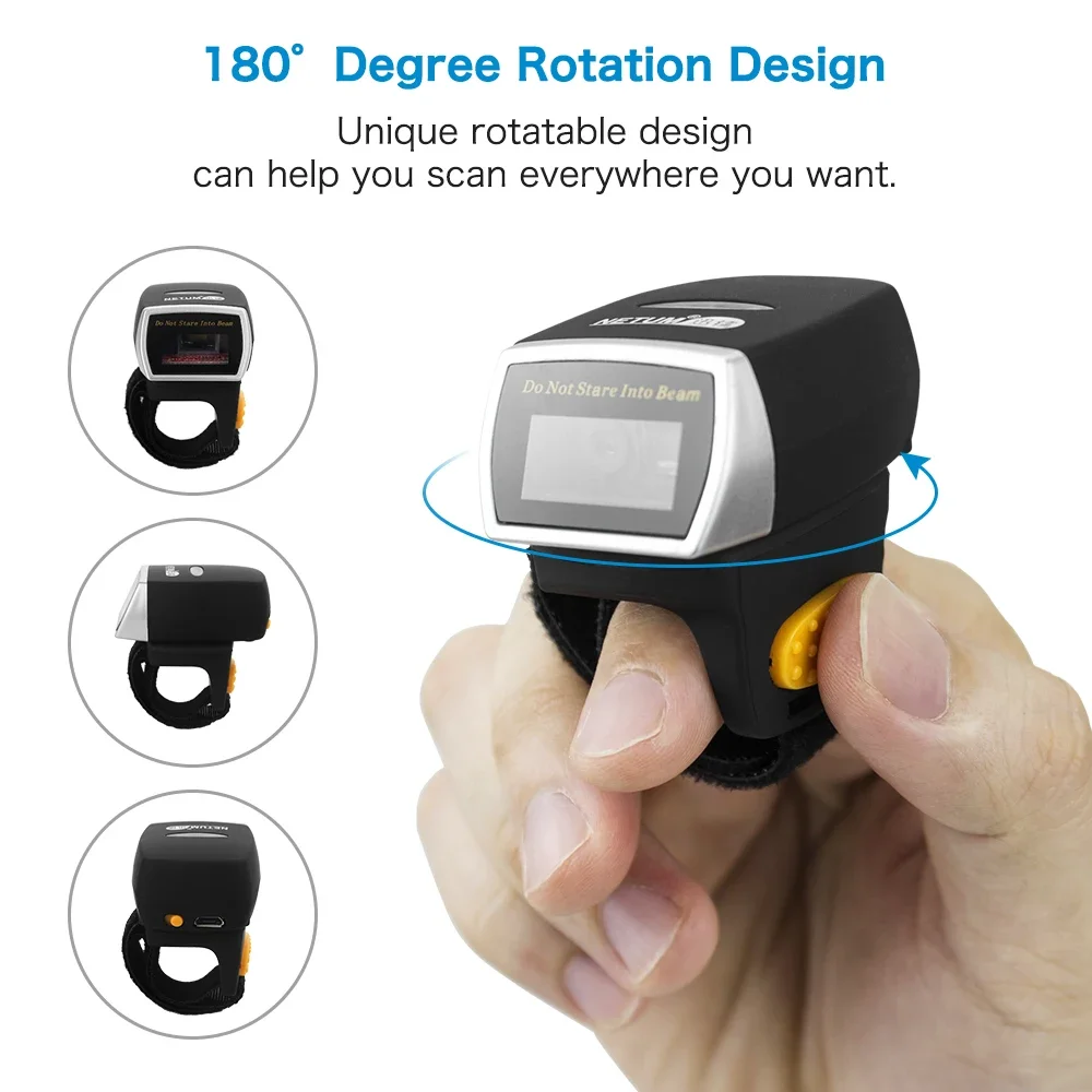 เครื่องสแกนบาร์โค้ดแบบแหวนนิ้ว - Barcode Scanner 2D บทวิจารณ์และราคา