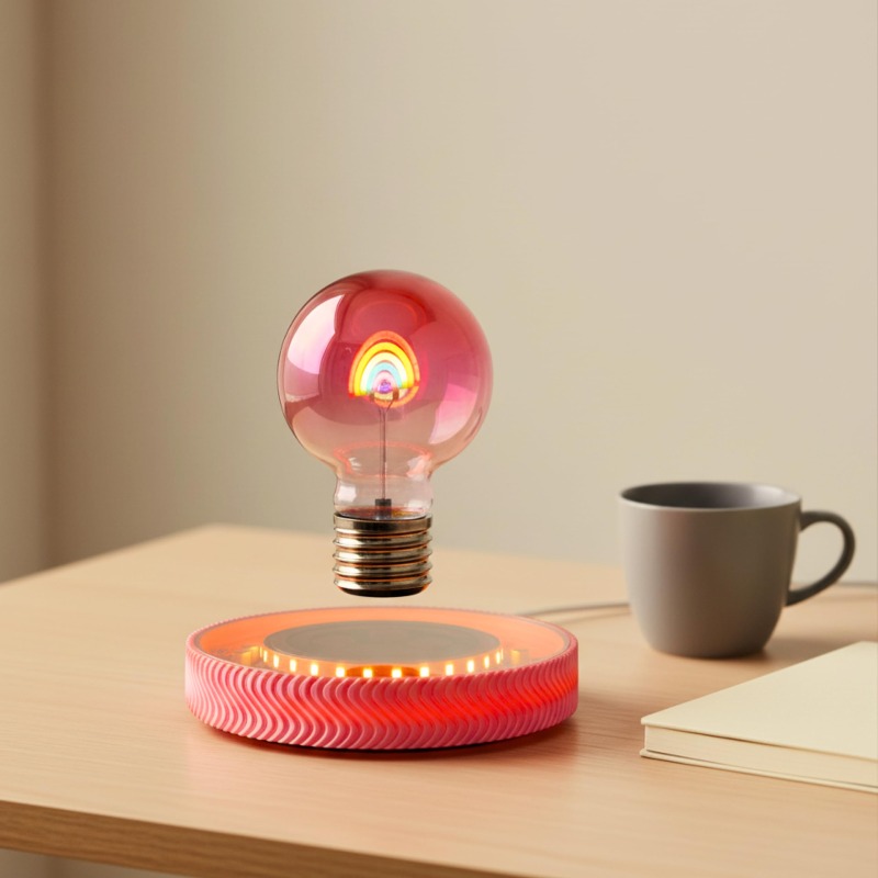 หลอดไฟ LED ลอยได้ไร้สาย โคมไฟต - Office Tech Gifts บทวิจารณ์และราคา