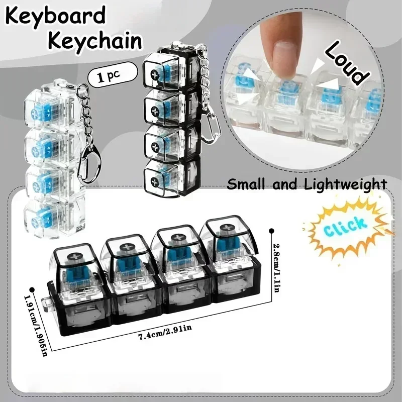พวงกุญแจ LED 1 ชิ้น รูปปุ่มคีย - Office Tech Gadgets บทวิจารณ์และราคา