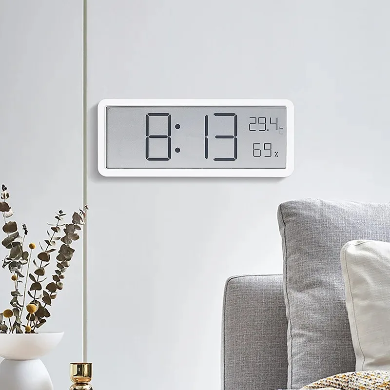 หน้าจอ LCD นาฬิกาแขวนผนังดิจิต - Office Tech Gadgets บทวิจารณ์และราคา