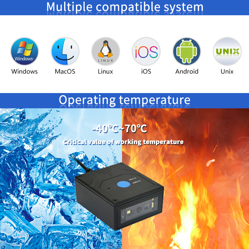 เครื่องอ่านบาร์โค้ดแบบติดตั้งบ - Barcode Scanner 2D บทวิจารณ์และราคา