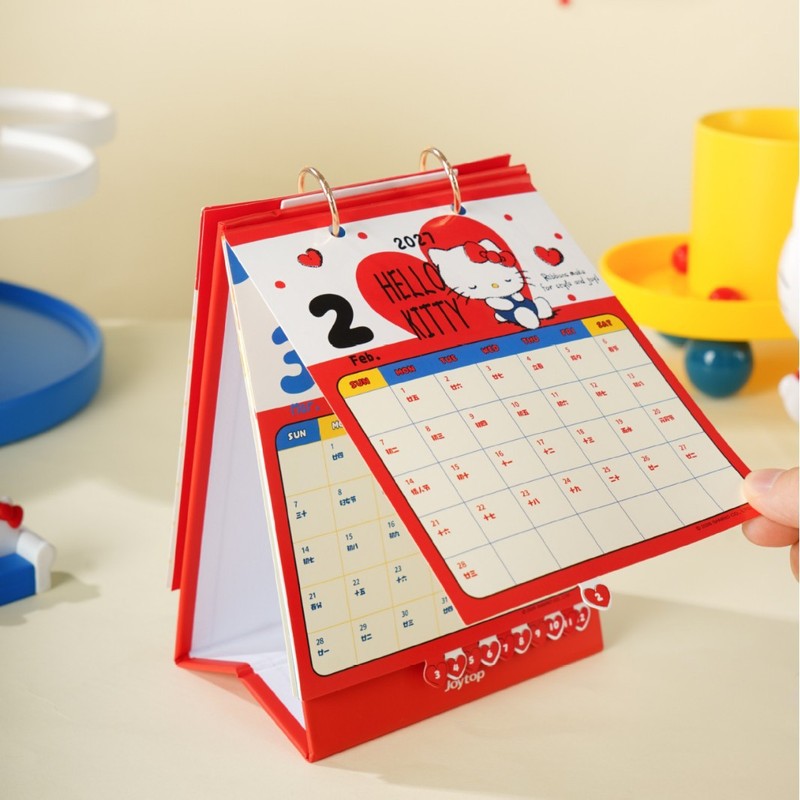 ปฏิทินตั้งโต๊ะลายการ์ตูนเฮลโล  - Office Tech Gadgets บทวิจารณ์และราคา