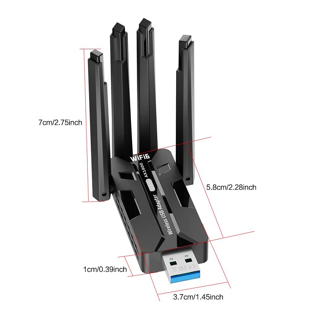 อะแดปเตอร์ WiFi 6 USB 3.0 ความ - Gigabit Network Card บทวิจารณ์และราคา