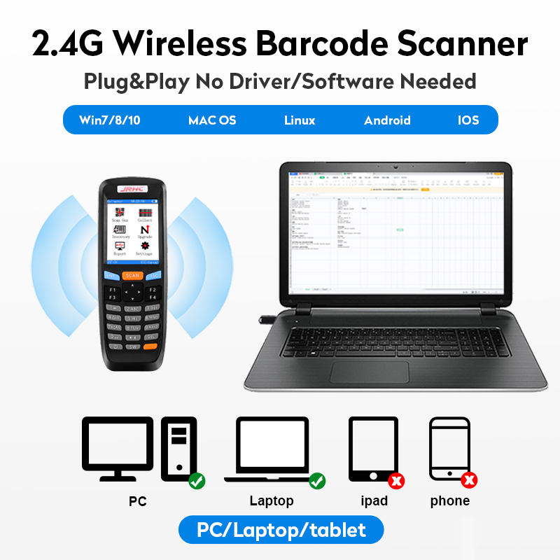 เครื่องสแกนบาร์โค้ด RF6000-2D  - Barcode Scanner 2D บทวิจารณ์และราคา
