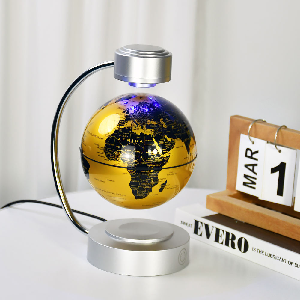ลูกโลกแม่เหล็กลอยได้พร้อมไฟ LE - Office Tech Gifts บทวิจารณ์และราคา