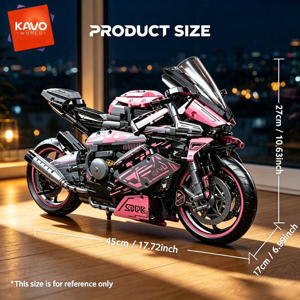 KAVOWORLD 1:5 ชุดตัวต่อรถมอเตอ - Tech Office Building บทวิจารณ์และราคา